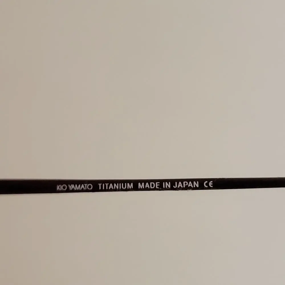 KIO YAMATO KT-246 Eyeglasses Frame Titanium Made in  Japan 52x15x130